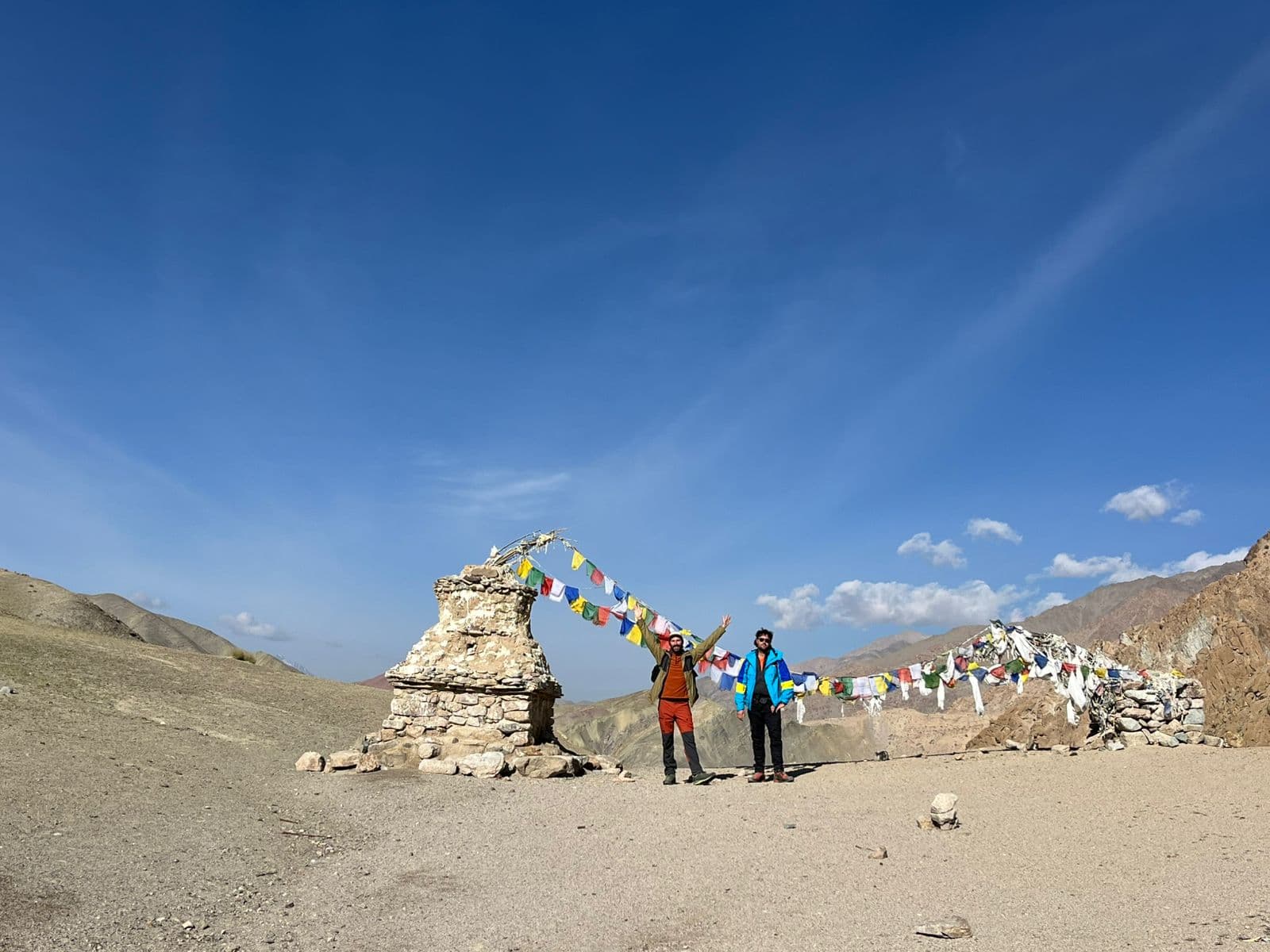 Our guests while passing the highlands